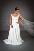 Wedding dress TW0007B - Wedding dress TW0007B Empire chiffon beach tattoo lace pregnancy 1
