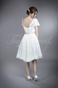 Wedding dress TW0017B - Wedding dress TW0017B short chiffon blush petals civil wedding 3