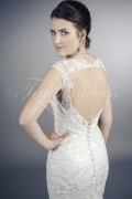 Wedding dress TW0054B - Wedding dress TW0054B mermaid lace romantic sexy keyhole back train 2