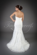 Wedding dress TW0072B - Wedding dress TW0072B A-line sweetheart tulle lace beadings zipper buttons train 3