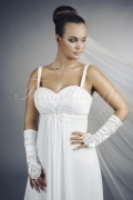 Wedding dress TW0121B - Wedding dress TW0121B maternity empire chiffon sweetheart straps train 2