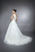 Wedding dress TW0179B - Wedding dress TW0179B A-line one holder soft tulle lace beadings great back train 3