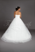Wedding dress TW0194B - Wedding dress TW0194B princess gown lace tulle voluminous skirt train 3