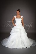 Wedding dress TW0010B - Wedding dress TW0010B organza beadings glamorous exquisite gown 1
