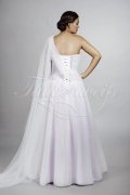 Wedding dress TW0059B - Wedding dress TW0059B purple tulle detachable train one holder 3