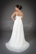 Wedding dress TW0066B - Wedding dress TW0066B Empire chiffon lace beadings for pregnant women beach wedding 3