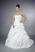Wedding dress TW0102B - Wedding dress TW0102B taffeta A-line ruffles glitter sparkle bling bling beadings train 1