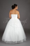 Wedding dress TW0114B - Wedding dress TW0114B princess glitter lace Rhine stones tulle glitter train 3