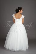 Wedding dress TW0151B - Wedding dress TW0151B princess lace cap sleeves glitter sequins no train 3