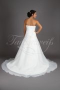 Wedding dress TW0186B - Wedding dress TW0186B A-Line organza lace beadings train lace-up 3