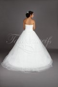 Wedding dress TW0194B - Wedding dress TW0194B princess gown lace tulle voluminous skirt train 3