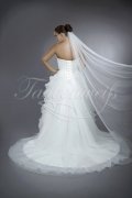 Wedding dress TW0200B - Wedding dress TW0200B princess gown organza tulle voluminous lace beadings sweetheart strapless 3