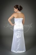 Wedding dress TW0201B - Wedding dress TW0201B trumpet silk-like satin neckholder no train civil wedding 3